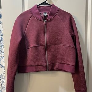 Balance Athetica - cropped maroon/purple jacket size medium
